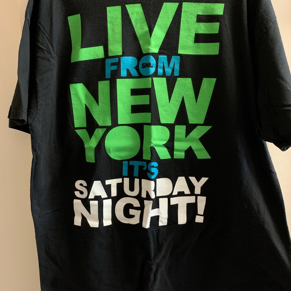 Black Tee with White Logo